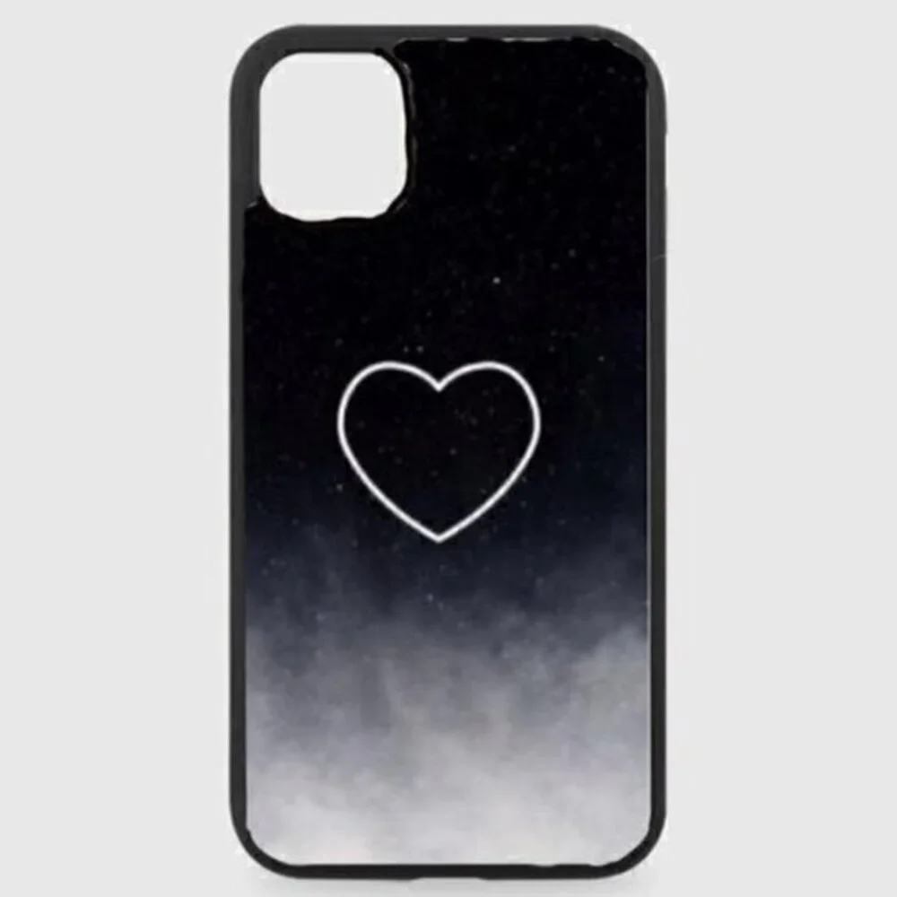 Black Ombré Heart Phone Case